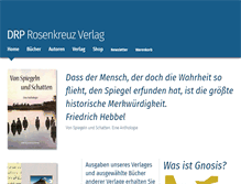 Tablet Screenshot of drp-rosenkreuz-verlag.de